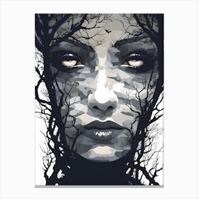 Face Of The Forest Canvas Print