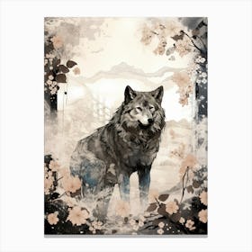 Wolf Painting  4 Canvas Print