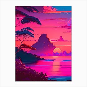 Camiguin Island Sunset Dreamy Landscape 2 Canvas Print