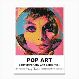 Poster Crystal Ball Pop Art 3 Canvas Print