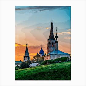 The Church Of The Nativity Of Christ, Suzdal, Russia Canvas Print