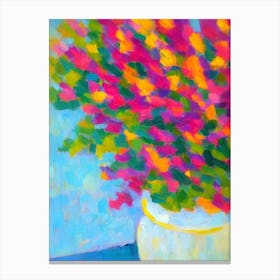 Everlasting Flowers In A Vase Matisse Inspired Flower Canvas Print