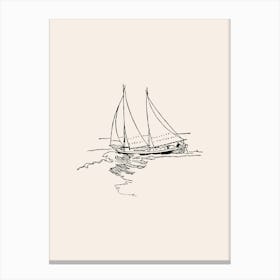 Sailboat Canvas Print