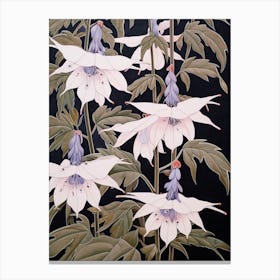 Flower Illustration Lobelia 2 Canvas Print