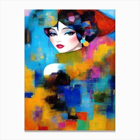 Abstract princess Canvas Print