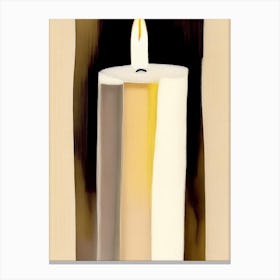 Unity Candle Symbol 1, Abstract Painting Canvas Print