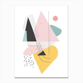 Abstract Triangles 8 Canvas Print