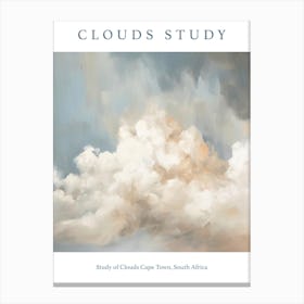 Study Of Clouds Cape Town, South Africa Canvas Print