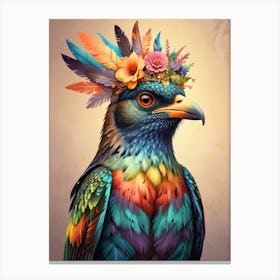 Colorful Bird 4 Canvas Print