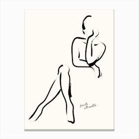 Drawing Of A Woman 2 Canvas Print