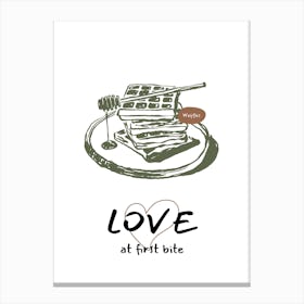 Love At First Bite Canvas Print
