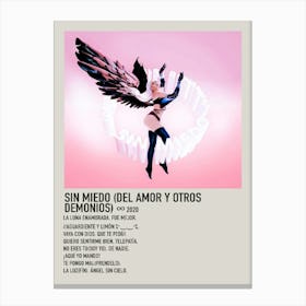 Sin Miedo (Del Amor Y Otros Demonios) ∞ 2020 Poster 1 Canvas Print