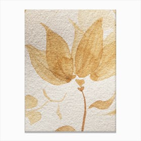 Golden Lilies Canvas Print