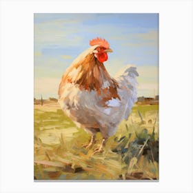 Bird Painting Chicken 2 Canvas Print
