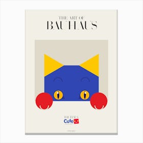 BAUHAUS FOR KIDS | KITTY CAT Canvas Print