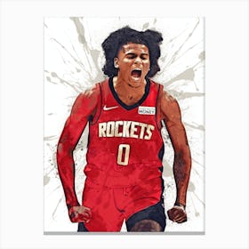 Jalen Green Houston Rockets 1 Canvas Print