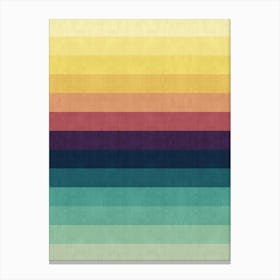 Sunset gradient landscape Canvas Print