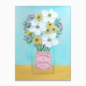 Flower Happiness Canvas Print