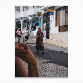 The Golden Girl, Lagos, Portugal Canvas Print