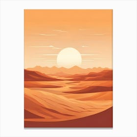 Desert Landscape 16 Canvas Print