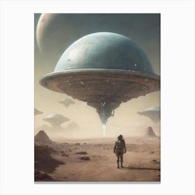 Alien Spaceship 1 Canvas Print