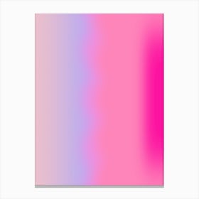 Pink Lights Gradient Aura Canvas Print