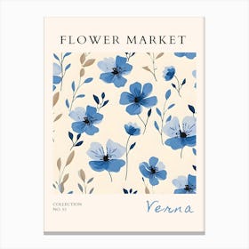 Flower Market 41 Canvas Print