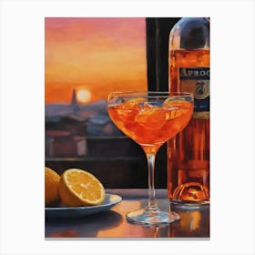 Aperol Spritz F 0 Canvas Print