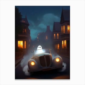 Ghost Car Canvas Print