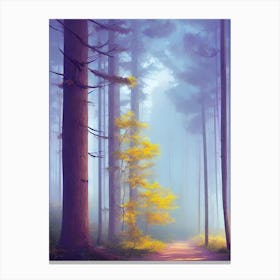 Path In The Woods 6 Canvas Print