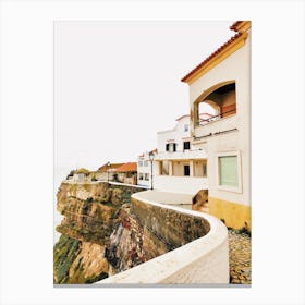 Portugal Cliffside Town Canvas Print