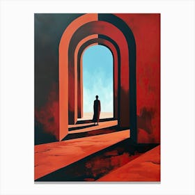 'The Doorway', Minimalism Canvas Print