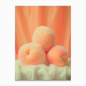 Fuzzy Peaches 1 Canvas Print
