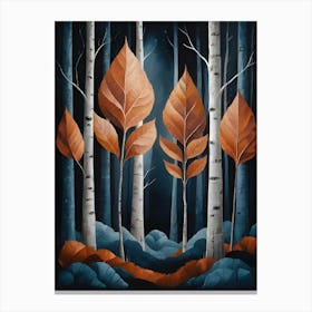 Birch Forest 1 Canvas Print