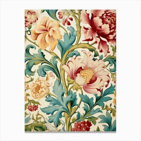 Floral Wallpaper 364 Canvas Print