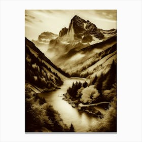 Sepia 14 Canvas Print