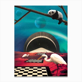  Surrealistic Animals Panda Canvas Print