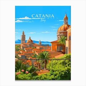 Catania Travel Italy Canvas Print