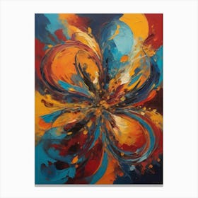 Abstract Flower 1 Canvas Print