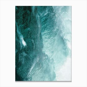 Abstract Ocean Wave Canvas Print