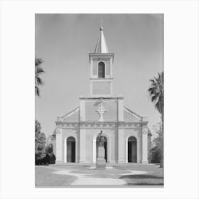 Church, Saint Martinville, Louisiana By Russell Lee Canvas Print