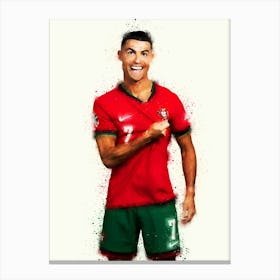 Cristiano Ronaldo 2 Canvas Print