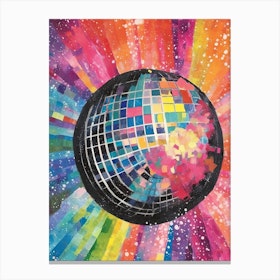 Life of the Party Print Disco Ball Painting Paper Art Print