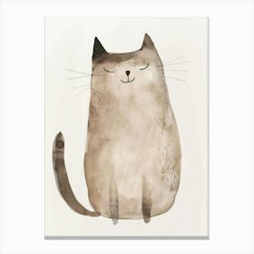 Charming Nursery Kids Animals Kitten 8 Canvas Print