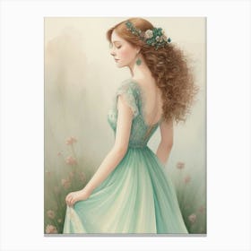 Fairytale Girl Canvas Print