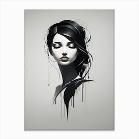 Cute girl 2 Canvas Print