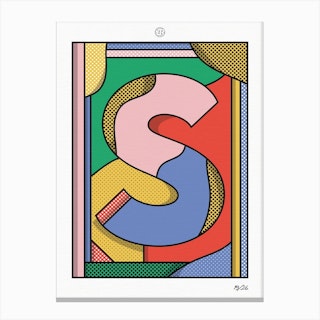 The Letter S Canvas Print