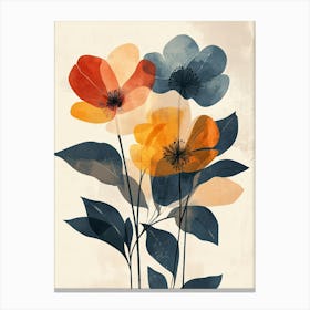 Three Flowers 3 Canvas Print