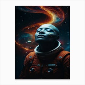 Space Woman Canvas Print