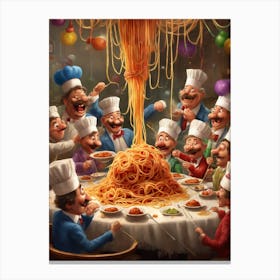 'Spaghetti' Canvas Print